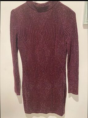 Windsor Sparkle Long-Sleeve Bodycon Dress